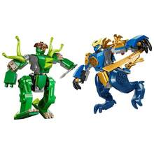 Bộ xếp hình Ninjago 71853, 71860 - Bộ đồ chơi chiến đấu robot rồng của Jay - Đồ chơi nhập vai dành cho bé trai và bé gái từ 4 tuổi trở lên - Quà sinh nhật - Nhiều màu - Xem 2