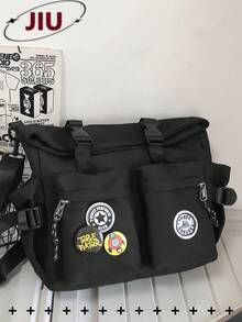 Túi đeo chéo nữ bằng nylon kiểu dáng thường ngày, nhiều ngăn, phù hợp cho công sở; túi đeo vai cỡ lớn, phong cách đường phố, thích hợp cho nữ sinh tuổi teen, phụ nữ, sinh viên đại học, người trẻ đi làm và nhân viên văn phòng. Lý tưởng cho văn phòng, trường đại học, công việc, kinh doanh, đi lại, mua sắm, hẹn hò, hoạt động ngoài trời, du lịch, leo núi và làm quà tặng cho phụ nữ. - Nhiều màu - Xem 13