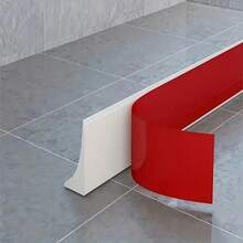 1个1米/2米硅胶自粘式厨房水槽边缘挡水条，浴室盥洗台面防溅挡板 - 彩色 - 查看 7