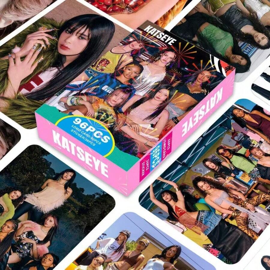 96张双面LOMO照片卡，女团专辑系列，适合粉丝收藏 - 彩色 - 查看 1