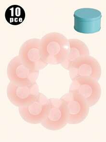 12pcs Reusable Silicone Nipple Covers, Floral Lift And Invisible Bra Breast Petals, Adhesive Pasties - Multicolor - View 11