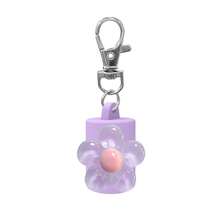 1个口红盖钥匙扣，适用于口红、唇彩、挂绳或包包唇膏收纳，女士唇部彩妆钥匙扣，带可替换防漏盖 - 查看 7