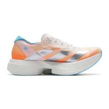 Adidas ADIZERO ADIOS PRO 4 Lightweight Cushioned Casual Outdoor Running Shoes KH6360, Unisex - Bright White/deep Yellow/sky Blue - View 2