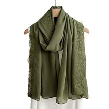 1 chiếc khăn trùm đầu bằng vải chiffon dập nổi họa tiết hoa hồng, khăn choàng chiffon màu trơn, kiểu dáng giản dị, khăn trùm đầu thanh lịch dành cho nữ. - Nhiều màu - Xem 13