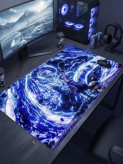 Large Gaming Mouse Pad, Suitable As Keyboard Mat, Desk Mat Or Book Stand, Ideal For Gamers, Office And Dorm Use, Compatible With Mouse And Trackball, Computer, Office And Gaming Environment, Great Gift For Gamers