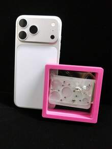 Miếng dán màn hình cường lực đính kim cương pha lê lấp lánh cho camera 17 Pro & 17 Pro Max, ốp điện thoại thủ công và hộp quà tặng PE tùy chỉnh. - Trong sáng - Xem 2