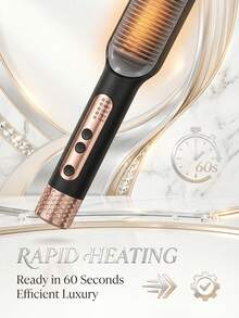 SOKANY Heated Hair Straightening Brush - Gently Cares For Your Hair, Easily Creating Smooth, Straight Hair. Designed For Women, Can Also Create Wavy Hairstyles, Making It A Must-Have Gift For Your Girlfriend On Valentine's Day. - View 7
