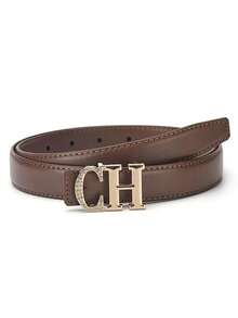 Women's Belt, Gold-Color CH Buckle - Versatile Accessory Suitable For Jeans, Dresses, Casual Wear And Streetwear | Suitable For Daily Commute, Parties, Weddings And More - Multicolor - View 7