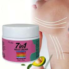 MELAO 7合1颈霜，蕴含牛油果、胶原蛋白、透明质酸和维生素C，紧致提拉颈部肌肤，保湿提亮，改善肤质，50克/1.76盎司 - 膏狀 - 查看 5