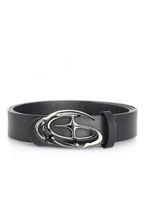 新款Y2K风格镂空PU皮朋克男士腰带 - 送礼佳品或个性配饰，适合春夏秋冬四季。适合青少年、青年及男士。可用于休闲、户外、运动、度假、毕业典礼、生日、日常等各种场合。 - 黑色C - 查看 2