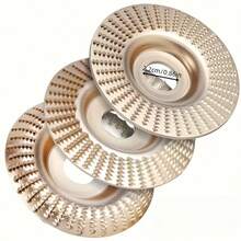 10pcs/15pcs Angle Grinder Wood Carving Rotary Rasp Set, Rotary Burr Set With Adapter Ring 22mm To 16mm For Angle Grinder Wood Carving Rotary Rasp Disc - A - View 5