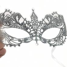 New Gold Embossed Mask, Lace Dance Mask, Fashionable Shaping, Sexy Fun Eye Mask, Adult Girl Masquerade Prop, Party Mask, Fashionable Sexy Mask, Masquerade Costume Prop, Party Mask, Eye Mask, Night Makeup Mask - Multicolor - View 6