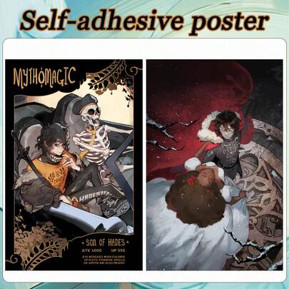 海报，尼科·迪·安杰洛海报，动漫海报，动漫粉丝周边，动漫海报装饰，自粘海报，家居装饰海报，适用于卧室、客厅、咖啡厅、衣柜，生日礼物，装饰品，派对装饰