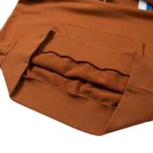 PUMA TEAM JP Sweatshirt TR Unisex Cotton Blend Comfortable Breathable Loose Casual Pullover Sweatshirt 625801-81 - Teak Color - View 7