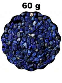 5-8毫米天然绿松石珠 - 30克/300克/多色碎石，不对称水晶宝石，用于DIY珠宝制作 - 手镯、耳环、项链工艺品 - 彩色 - 查看 17