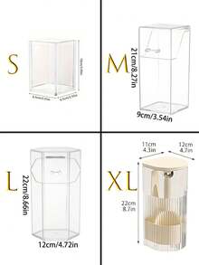 Automatic Makeup Brush Holder, Cosmetic Display Box, Dust-Proof Makeup Brush Storage Box, Transparent Cosmetic Storage Box For Storing Eyeshadow, Lipstick And Makeup Brushes - Multicolor - View 4
