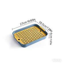 1pc Double-Layer Square PP Material Pet Toilet, Detachable And Washable, Suitable For Rabbits, Guinea Pigs And Other Small Pets, All-Season Use - Multicolor - View 4