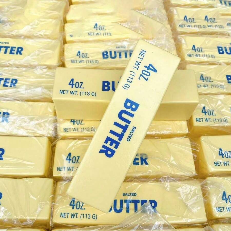 Slow Rebound Butter Stick, Pressure Relief Butter Toy, Soft Cheese Stick, Elastic Toy, Prank Toy, Perfect Gift For Holiday, Birthday, Christmas Party