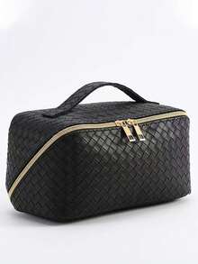 1 件便携式大容量化妆包、化妆刷收纳包、旅行手提包、化妆包、护肤包、化妆包，可装化妆、刷子、眼影盘、指甲油、珠宝、母亲节礼物、送给朋友、女朋友、家人、老师、同事的礼物、万圣节、圣诞节、生日 - 彩色 - 查看 7