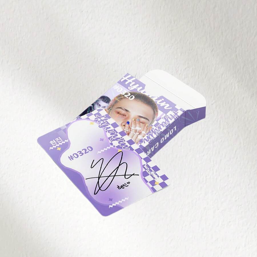 HYNJIN 独家明星系列 S-K 92件套节日套装 | 60张双面明星照片卡和32张贴纸 | 圣诞节和新年送给粉丝的理想礼物 - 彩色 - 查看 1