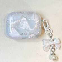 1pc Bow-Knot Design Protective Case Compatible With Apple Pro 3, Pro 4, 2nd Gen, 3rd Gen Noise Proof Bluetooth Earphones - Multicolor - View 8