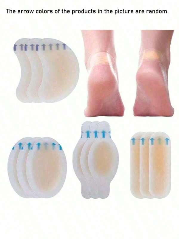Gel Heel Pads, Anti-Friction Foot Pads, Hydrogel Anti-Friction Foot Pads, Foot Masks, Foot Pads, Individually Packaged Hydrogel Dressings, Anti-Friction Heel Pads