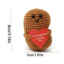 1pc Deep Yellow Bean, An Excellent Gift For Friends, Family, Mom, Dad And Spouse - Multicolor - View 2