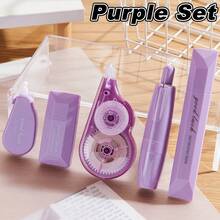Mixed Shape Correction Tape Set, Retractable White Out Tape For Exam, Smooth Correction Tape, Reliable Liquid Paper Tape Eraser For School Office Supplies - Sets - View 10