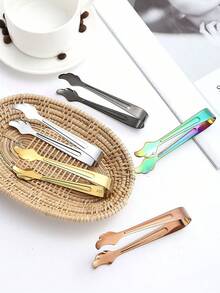 1个不锈钢方形糖/冰块夹，冰块夹，热毛巾夹 - 查看 10