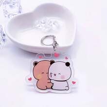 Creative 2D Acrylic Keychain, Cartoon Anime DIY Personalized Bag Pendant Accessory - View 12