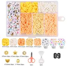 1620 Pcs Clay Beads, String Beads For Jewelry Making, Heishi String Friendship Bracelet Making Set With Pendant Letter Gold Beads, Lady Party Birthday Gift (6mm) - Multicolor - View 9