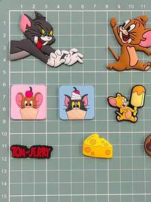 TOM AND JERRY. Tom And Jerry Shoe Charms For PVC Cartoon Characters Mouse Cat Jerry Decorations Wholesale - Multicolor - View 3