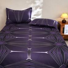 3pcs 3D Aloe Vera Cotton Bedding Set, Including Pillowcase, High Density Aloe Vera Soft Fabric Duvet Cover Set, Home Bedding Set Without Filler - Zhiyan - View 3