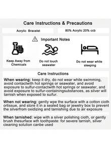 imoli 5pcs/6pcs Set Minimalist Fashion CCB Curved Tube Faux Pearl Geometric Retro Niche Bracelet Set, Versatile For Daily Wear, Casual, Party, Gift - Multicolor - View 12