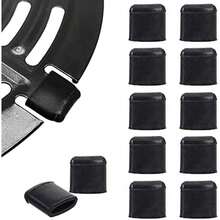 Air Fryer Replacement Rubber Bumpers 12 Pcs DGQ Air Fryer Rubber Feets Slicone Rubber Rack Rubber Tips Anti Scratch Protective Covers For Air Fryer Crisper Plate Replacement For Chefman Gowise Powerxl - / - View 1