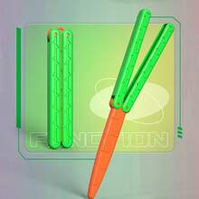 热门减压玩具，发光3D重力胡萝卜爪刀 - 彩色 - 查看 5