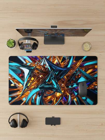 Large Gaming Mouse Pad, Suitable As Keyboard Mat, Desk Mat Or Book Stand, Ideal For Gamers, Office And Dorm Use, Compatible With Mouse And Trackball, Computer, Office And Gaming Environment, Great Gift For Gamers
