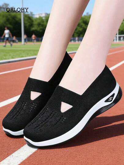 Women's Breathable Casual Soft-Sole Mesh Loafers, Comfortable Shoes For Middle-Aged And Elderly Mothers, Suitable For Spring And Autumn