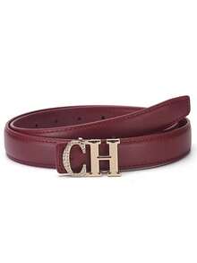 Women's Belt, Gold-Color CH Buckle - Versatile Accessory Suitable For Jeans, Dresses, Casual Wear And Streetwear | Suitable For Daily Commute, Parties, Weddings And More - Multicolor - View 9