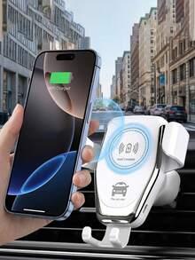 15W重力感应无线车载充电器，兼容苹果、安卓QI标准无线充电手机， 8/X/11/12/13/14/15/16/17系列无线充电器 - A - 查看 1