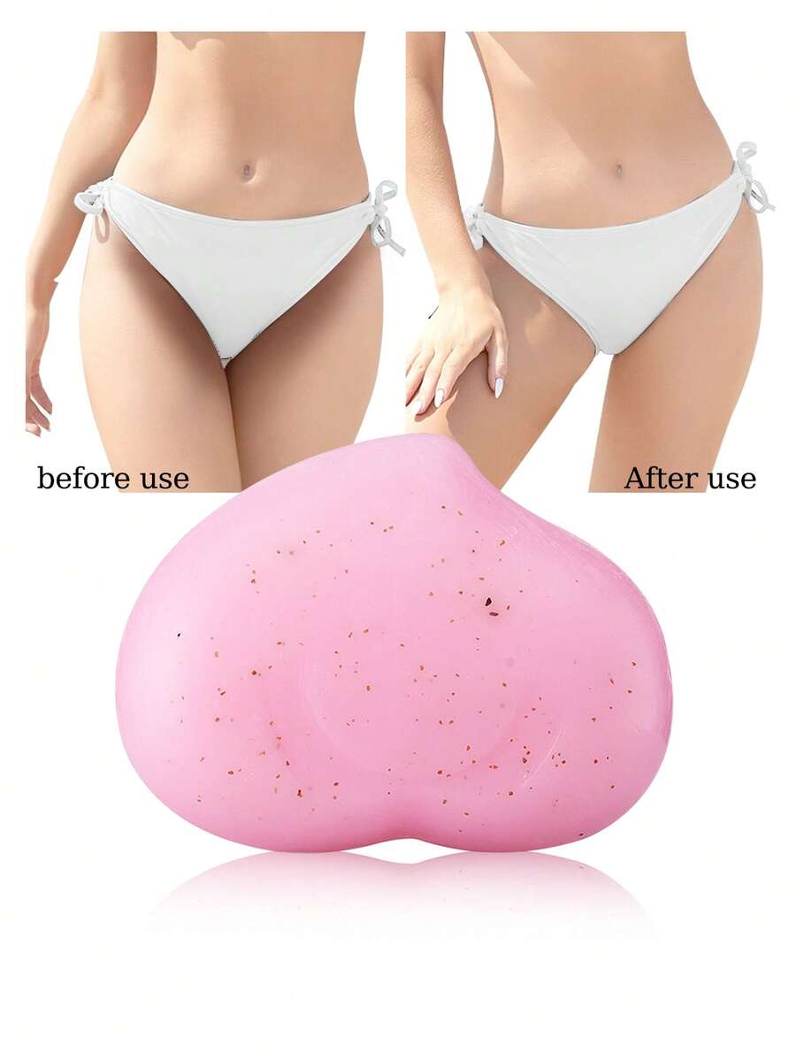 6/3/1 Vitamin C & Collagen Deep Cleansing Soap - Whitening Soap, Spot Fading Soap, Heart-Shaped Soap, Bath Soap, Pink Soap, Skincare, Facial Cleanser, Body Wash, Spot Removing & Brightening Soap, Suitable For Face, Bath And Cleaning, Handmade Soap, Rich Lather, Deep Cleansing And Moisturizing, Essential Oil Handmade Soap, Soap Net