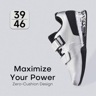 Giày nâng tạ nam, giày squat chuyên nghiệp chống trượt, phù hợp cho tập luyện sức mạnh, giày nâng tạ đế cao su ổn định.