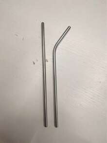 1/2/3/6 piezas Pajitas de metal de acero inoxidable reutilizables y extensibles con cepillo de limpieza, aptas para vasos de 30/40 onzas, alternativa a las pajitas de plástico - Multicolor - Ver 14