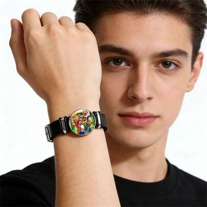 1set New Hot Selling 2026 US Canada Mexico World Cup Peripheral Wristbands, Leather Wristbands, Football Stars, Fan Souvenirs, Decorations, Birthday Gifts, New Year Gifts(Stochastic Style)