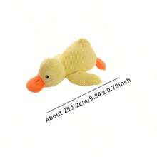 1个毛绒发声鸭狗玩具，耐啃咬磨牙玩具，适合小型/中型犬，宠物用品 - 彩色 - 查看 10