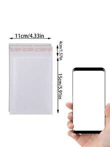 30个装加厚聚乙烯气泡信封，白色气泡信封包装袋，适用于小型企业、运输信封、包装袋、邮寄信封、运输用品，可用于书籍、衣物、包裹、单件物品递送、小型企业包装、加厚透明气泡袋、泡沫气泡内衬 - 白色 - 查看 11