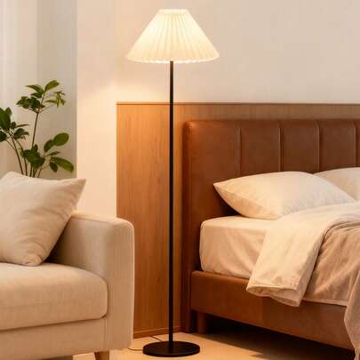 1pc USB Powered Minimalist Floor/Desk Reading Lamp, Ambient Light Suitable For Bedroom, Living Room, Office, Bar, Sofa, Bedside Decor