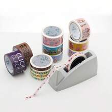 SNOOPY 1 Roll Cute Cartoon Packing Sealing Tape, Minimalist Sealing Tape, New Year Gift, Valentine's Day Gift, Easter Gift [Random Style] - Multicolor - View 4