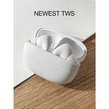 VLDCO V5.3蓝牙耳机，具备降噪功能、强劲立体声低音、24小时超长续航（180mAh电池）、轻巧耳挂式设计，支持免提通话，兼容所有智能手机。 - 查看 4