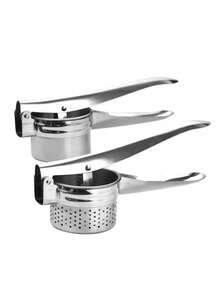 Stainless Steel Potato Masher, Rice Masher - Potato Masher, Potato Ricer, Lemon Juicer And Vegetable Crusher, With Non-Slip Handle - Easy To Mash And Prepare Rice, Fruits And Vegetables Manual Kitchen Tool - Potato Masher - View 4
